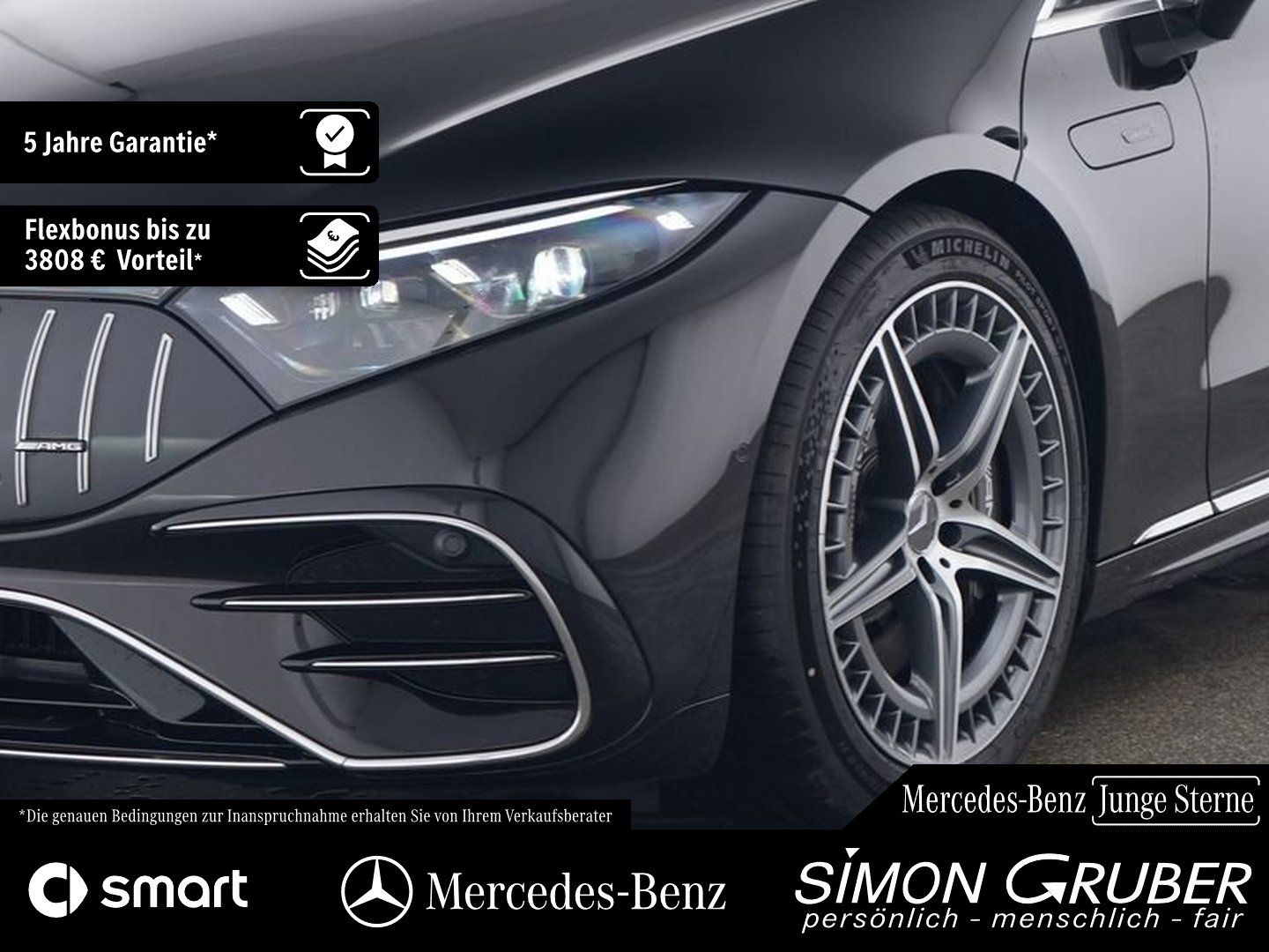 Fahrzeugabbildung Mercedes-Benz EQS 53 4M+ AMG Pano Carbon Sitzkl Massage 118Kw