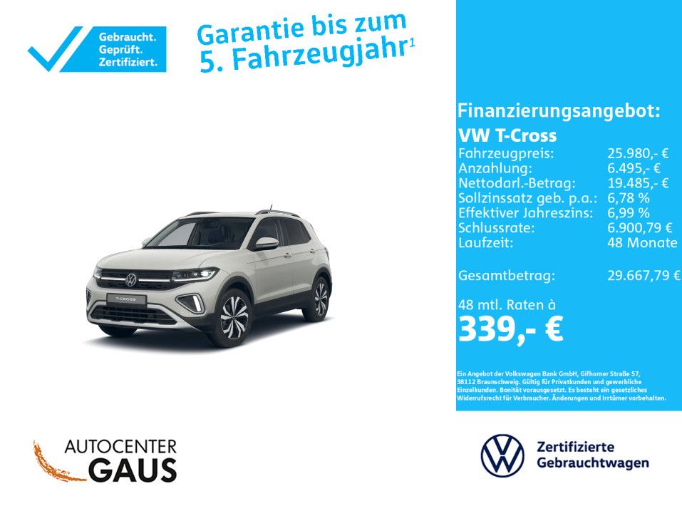 Volkswagen T-Cross Style 1.0 TSI DSG AHK Navi ACC Klima foto 2
