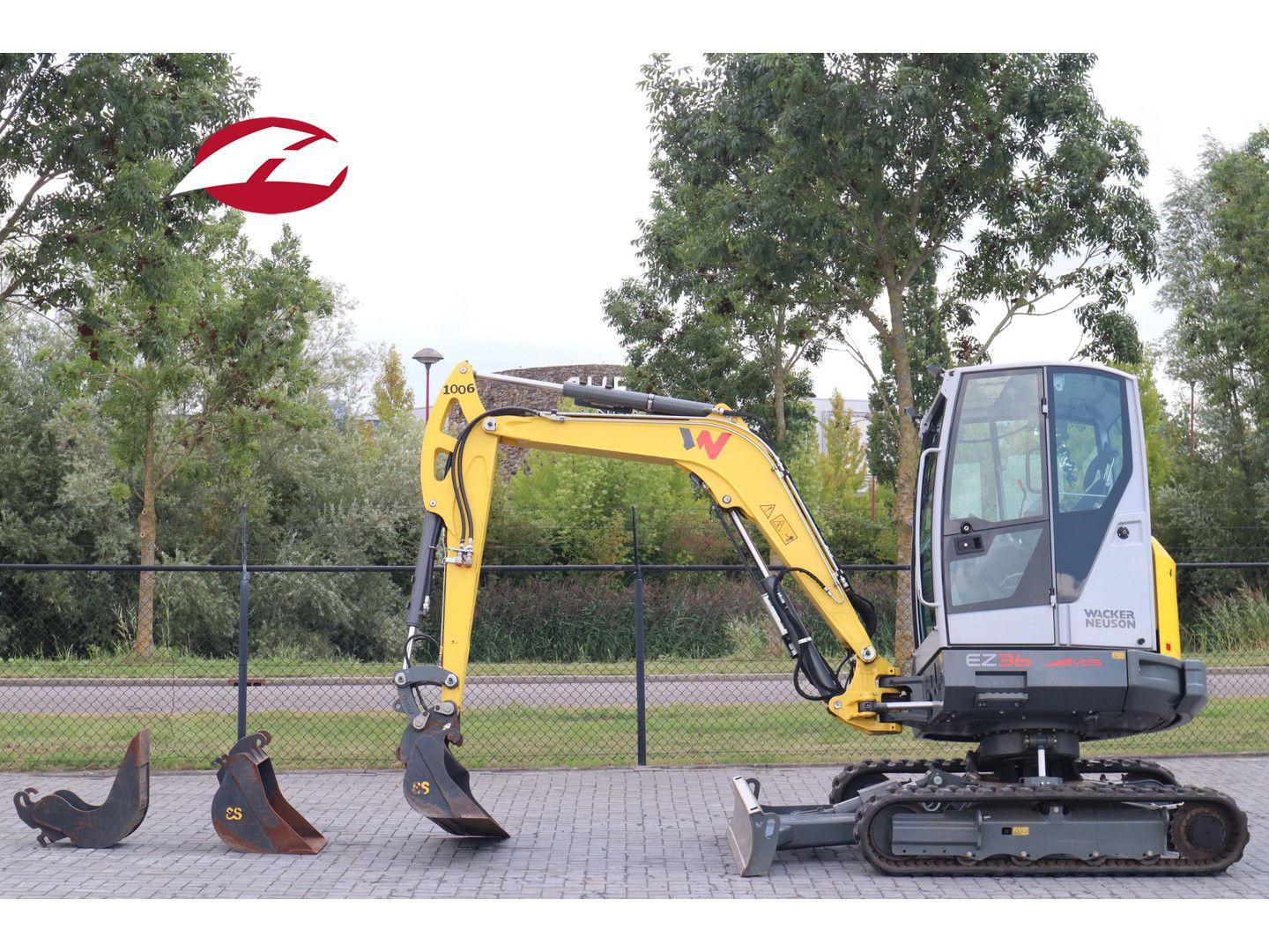 Wacker NEUSON EZ36 | VDS | 3X BUCKET | LOW HOURS! | QUI