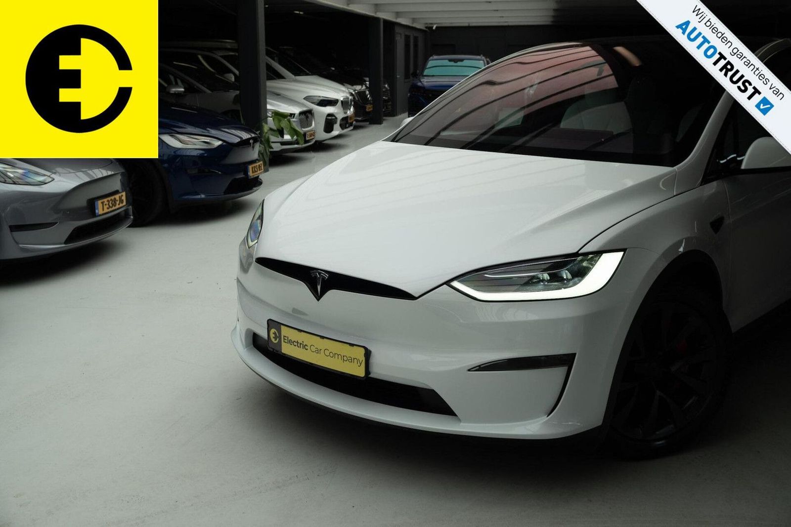 Tesla Model X Plaid AWD 6p. 100kWh | SOH 89.9% | Weiß imagem 3