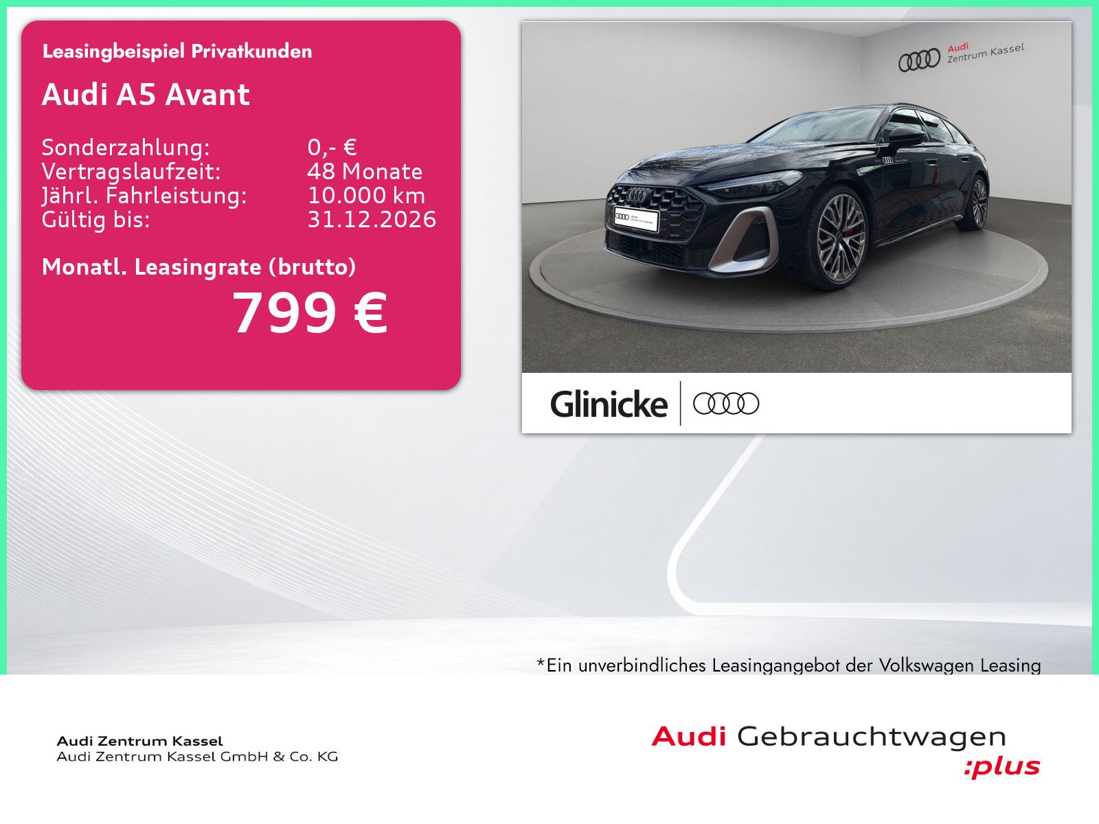 Audi A5 Avant e-hybrid qu. S line Matrix LED B&O HuD