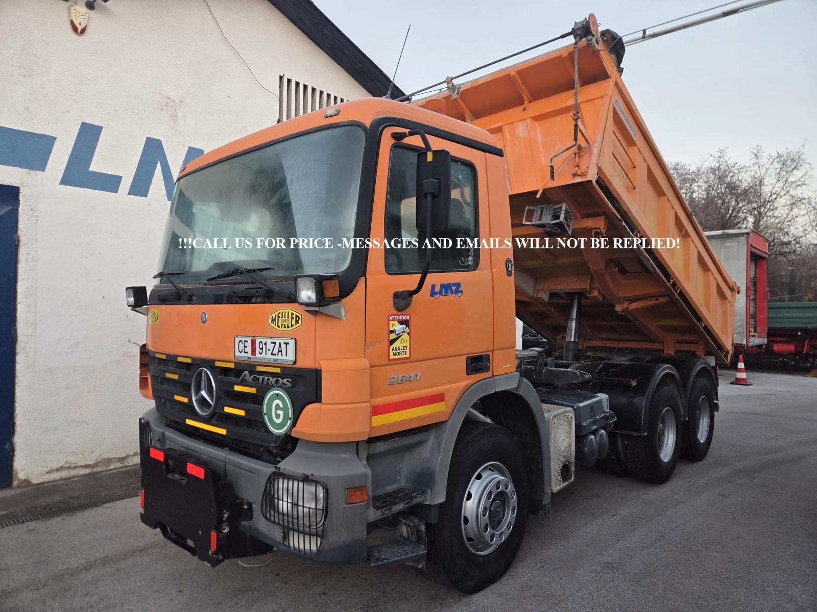 Mercedes-Benz ACTROS 2641 K 6X4 MP2 STEEL/STEEL MANUAL AC 33