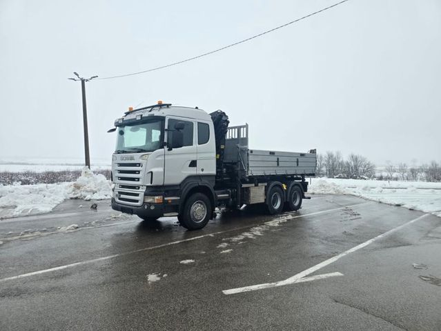 Scania R 420 mit kran PALFINGER PK 23002