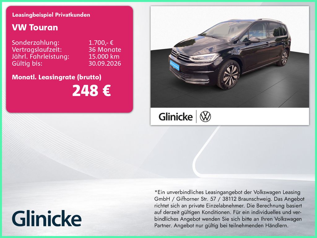 Volkswagen Touran 1.5 TSI DSG Goal Navi AHK LED 7-Sitze ACC
