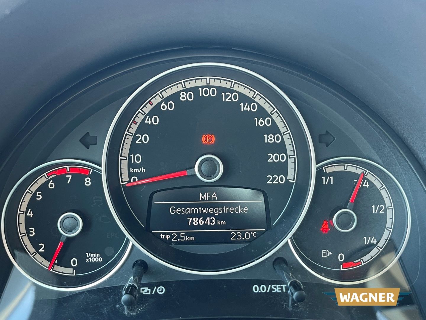 Fahrzeugabbildung Volkswagen up! Klimaanlage Tempomat Rückfahrkamera