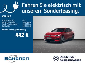 Volkswagen Leasingangebot: Volkswagen ID.7 Pro 77kWh IQ.LIGHT WäPu 360° elek. SITZE