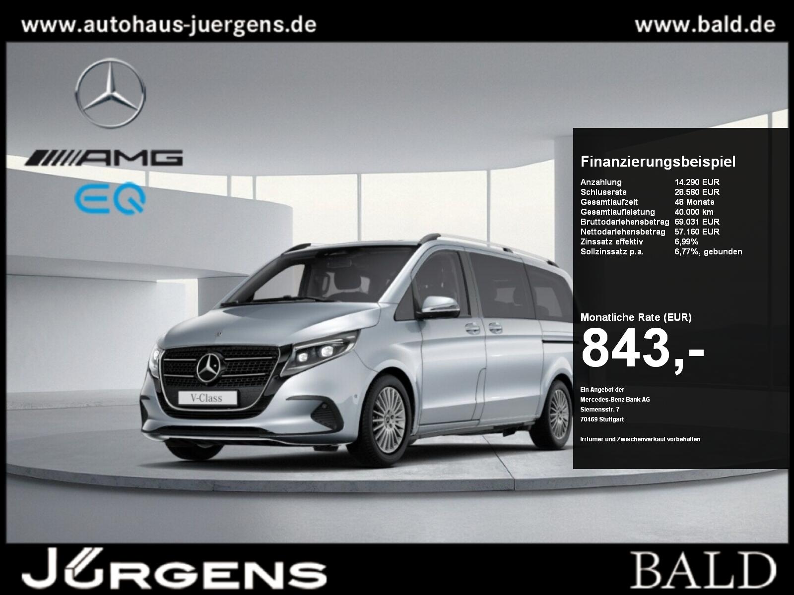 Mercedes-Benz V 220 Style/lang/Allrad/AHK/Navi/MBeam/