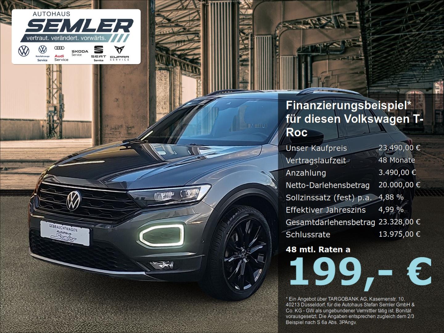 Volkswagen T-Roc Sport 1.5 TSI DSG AHK PANO R-KAM E-HKP NAV