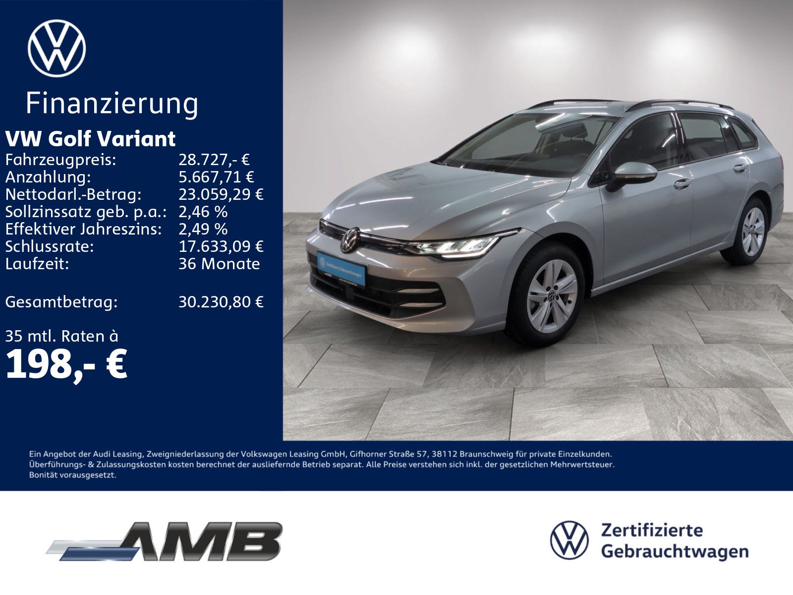 Volkswagen Golf Variant Life 1.5 TSI AHK Standhzg 11.30Gara foto 1