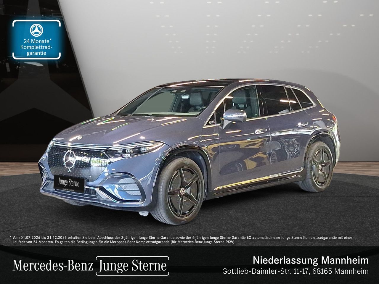 Mercedes-Benz EQS 450 4M SUV AMG Prem Pano HAL HuD Distr Burm foto 1