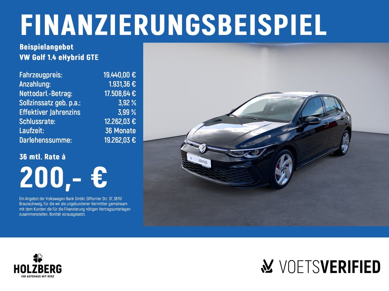 Volkswagen Golf 1.4 eHybrid GTE NAVI+ACC+RFK