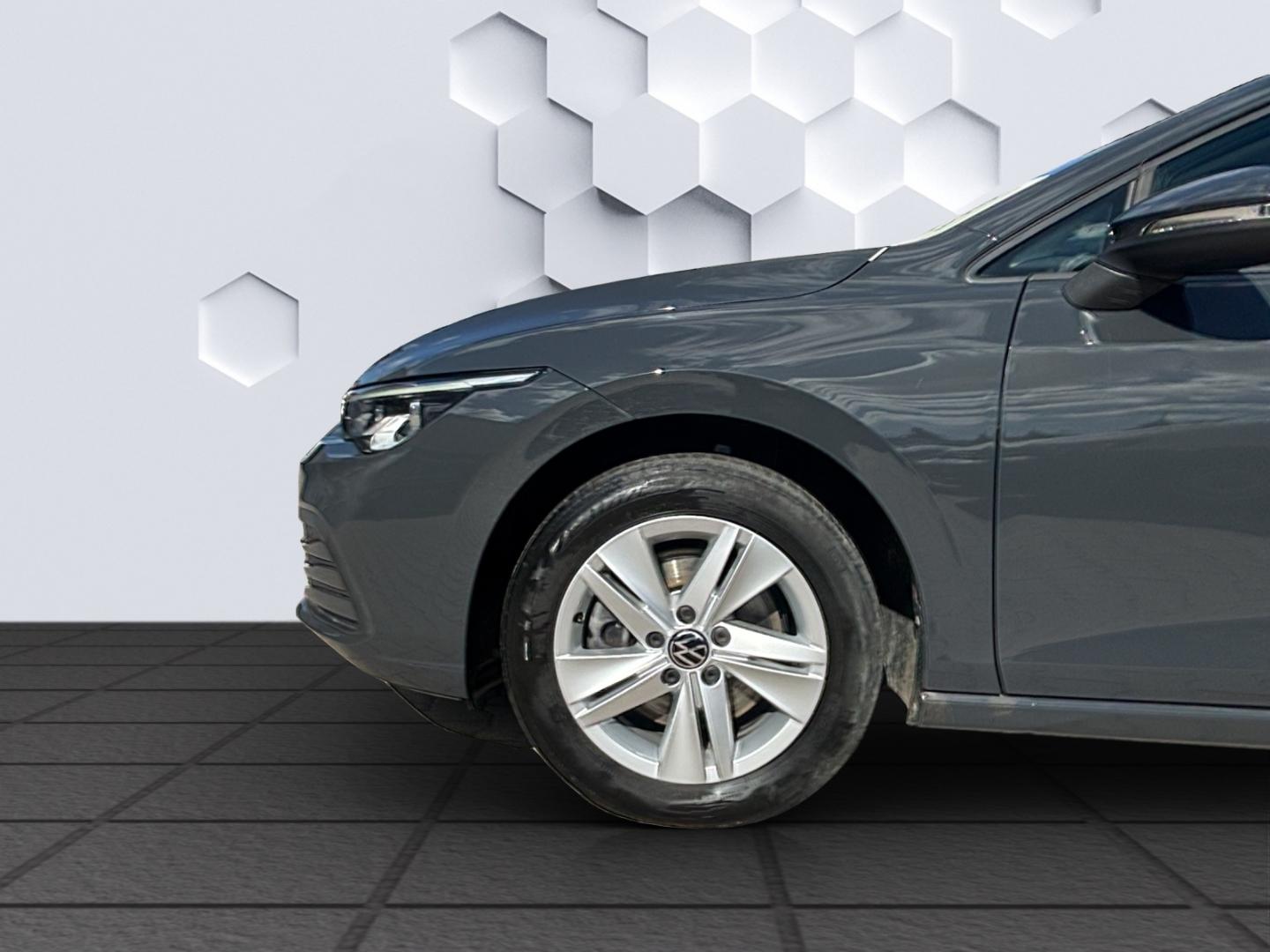 Volkswagen Golf VIII Life 2.0 TDI SCR DSG LED ACC PDC Stand, миниатюра 19