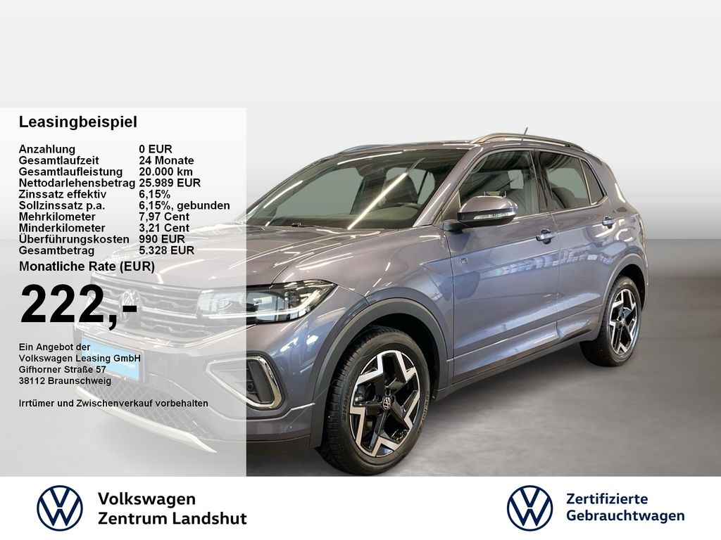 Volkswagen T-Cross 1.5 TSI DSG R-Line 2xKlima ACC AHK AUT