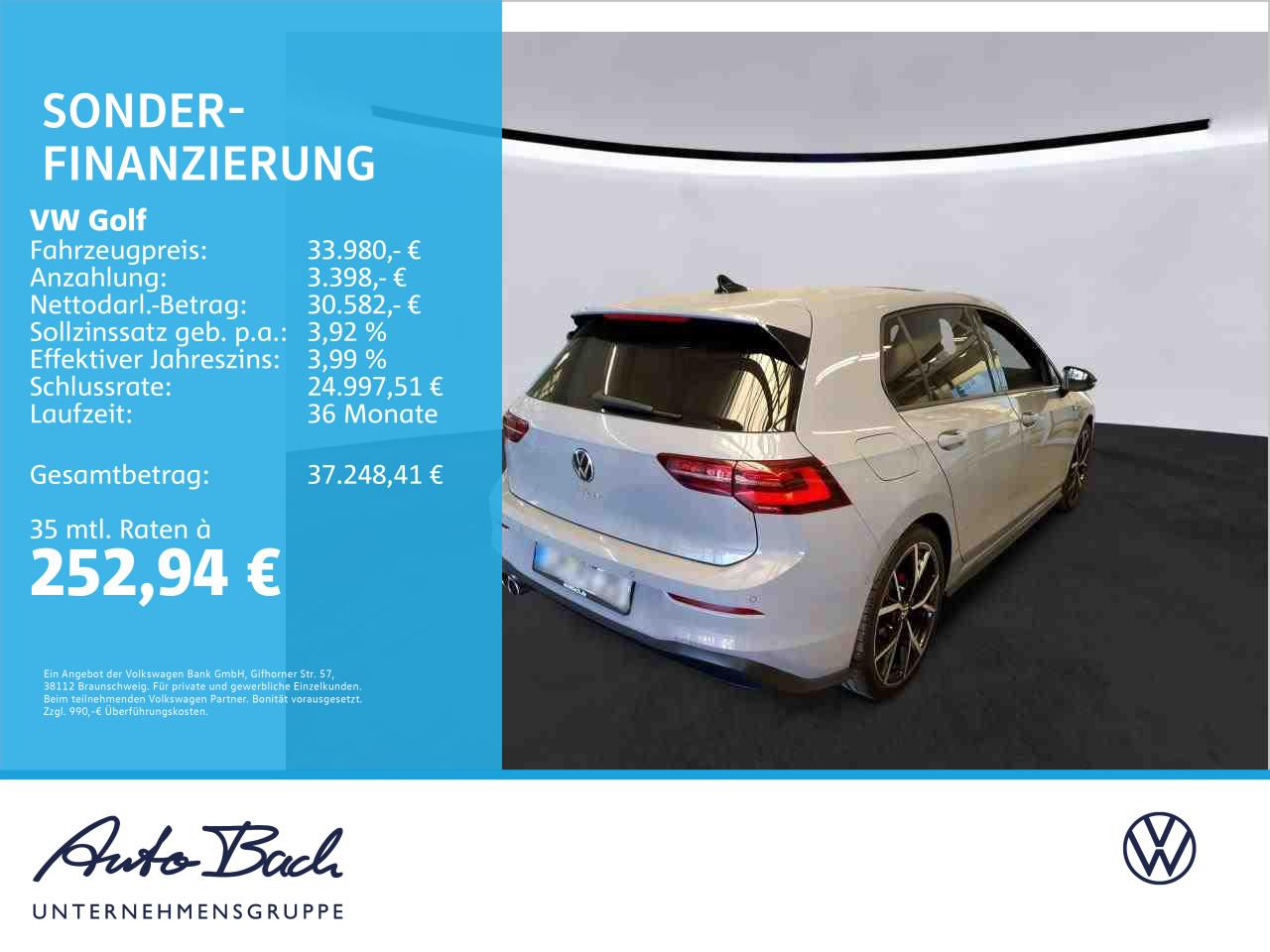 Volkswagen Golf VIII GTD 2.0TDI DSG Navi Matrix HuD Panoram, миниатюра 2