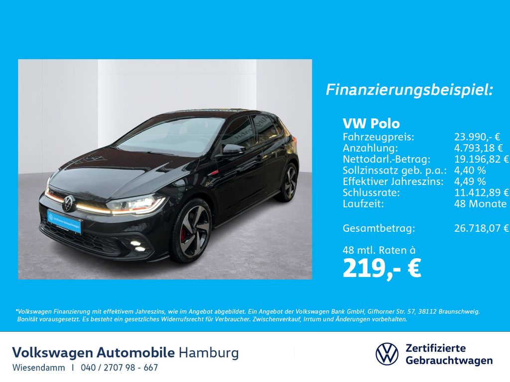 Volkswagen Polo 2.0 TSI GTI DSG PDC LED Navi Sitzhzg