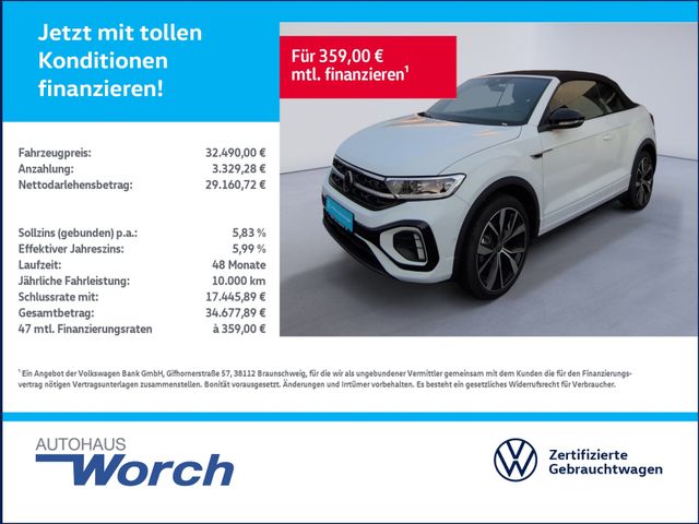 T-Roc Cabriolet 1.5 TSI DSG R-Line  Black Style