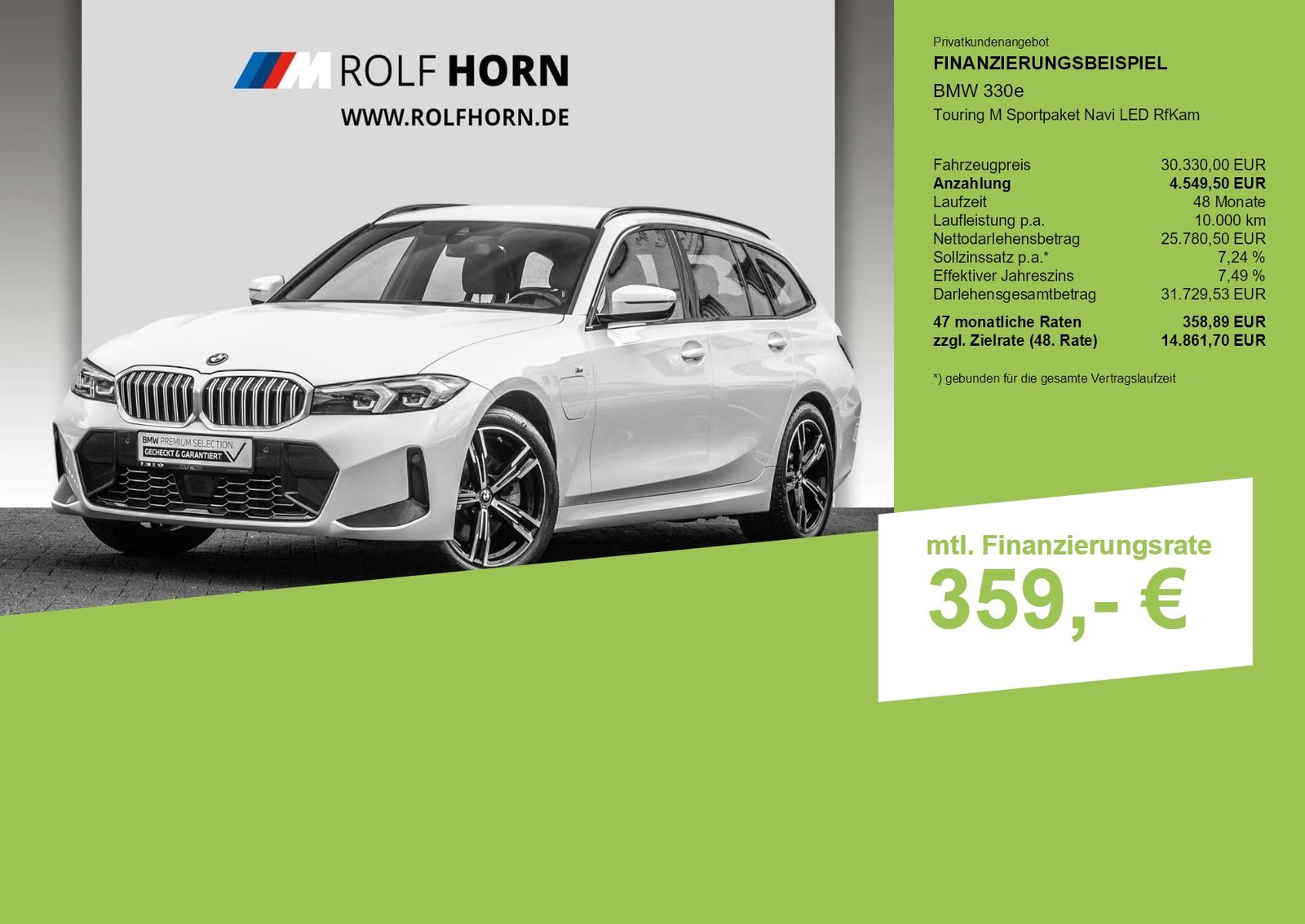 BMW 330e Touring M Sportpaket Navi LED RfKam imagem 3