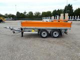 Humbaur 7,5 to Dreiseitenkipper (4x2m) + Rampenschacht - Humbaur Kipper