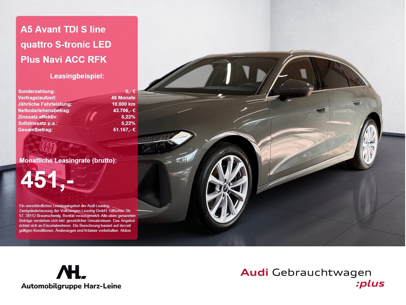 Audi A5 Avant TDI S line quattro S-tronic LED Plus Na