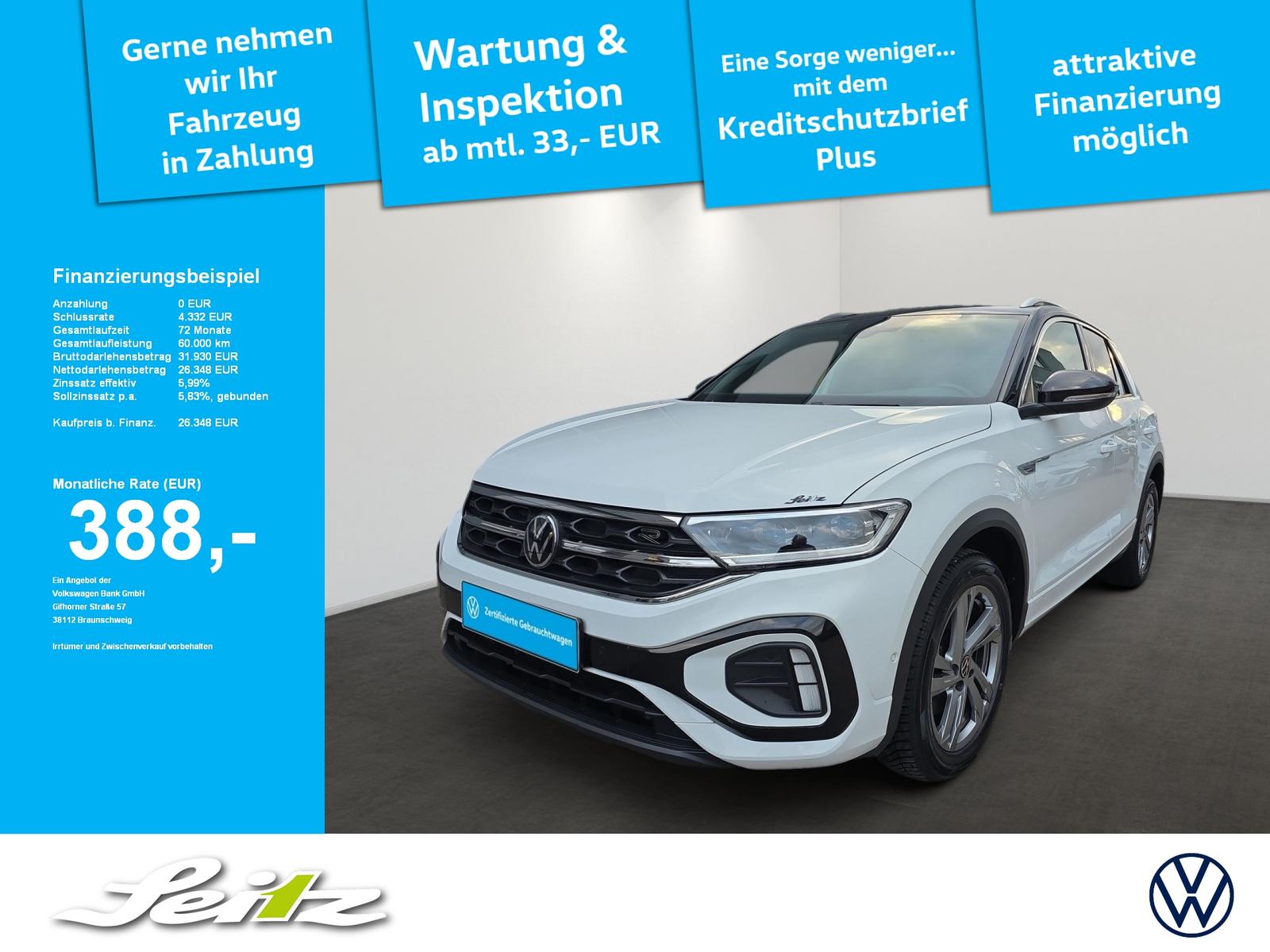 Volkswagen T-Roc 2.0 TDI R-Line *AHK*KAMERA*NAVI*LED*