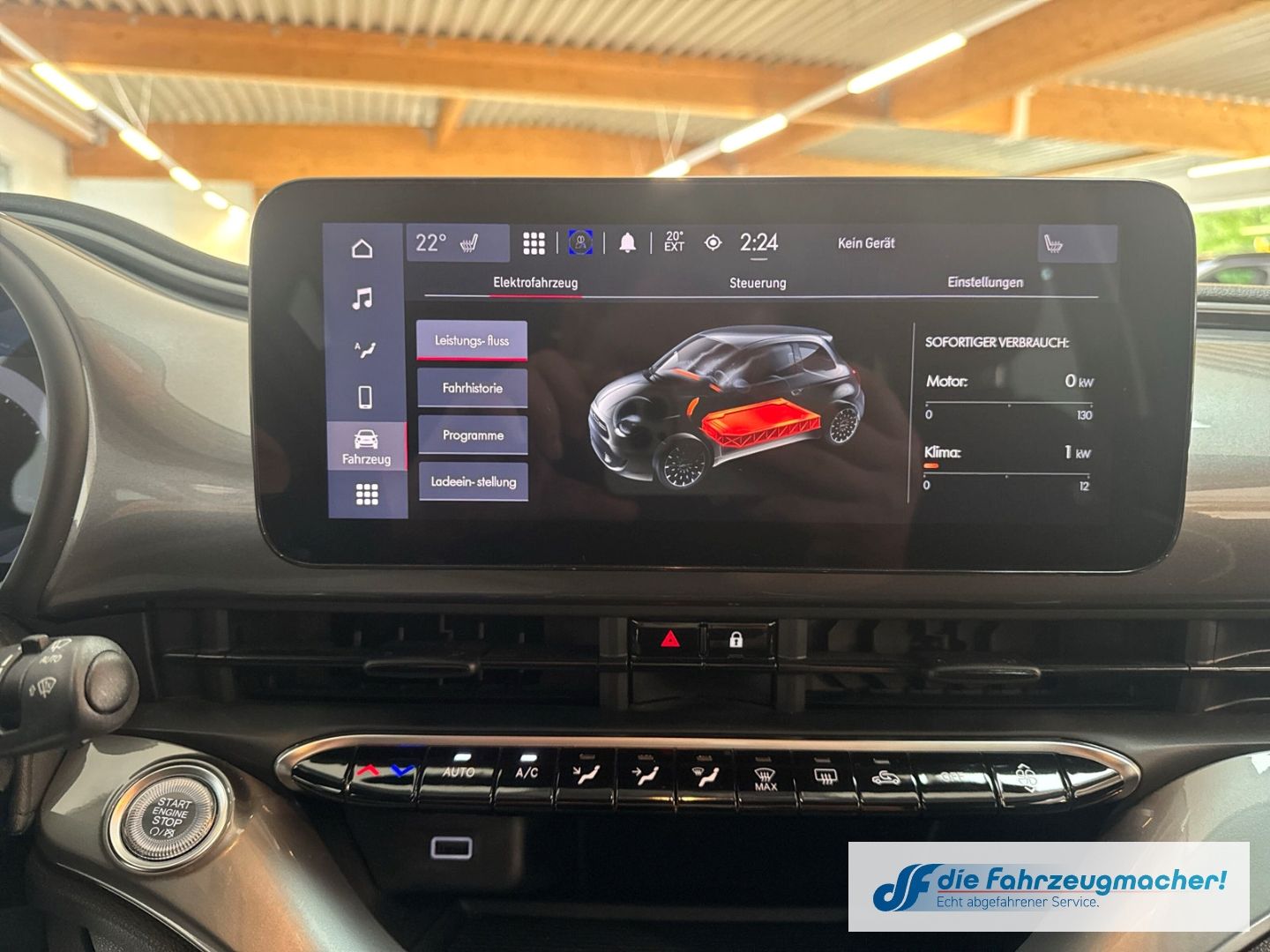 Fahrzeugabbildung Fiat 500 e CABRIO Sitzhzg CarPlay Kamera Klimaautom F