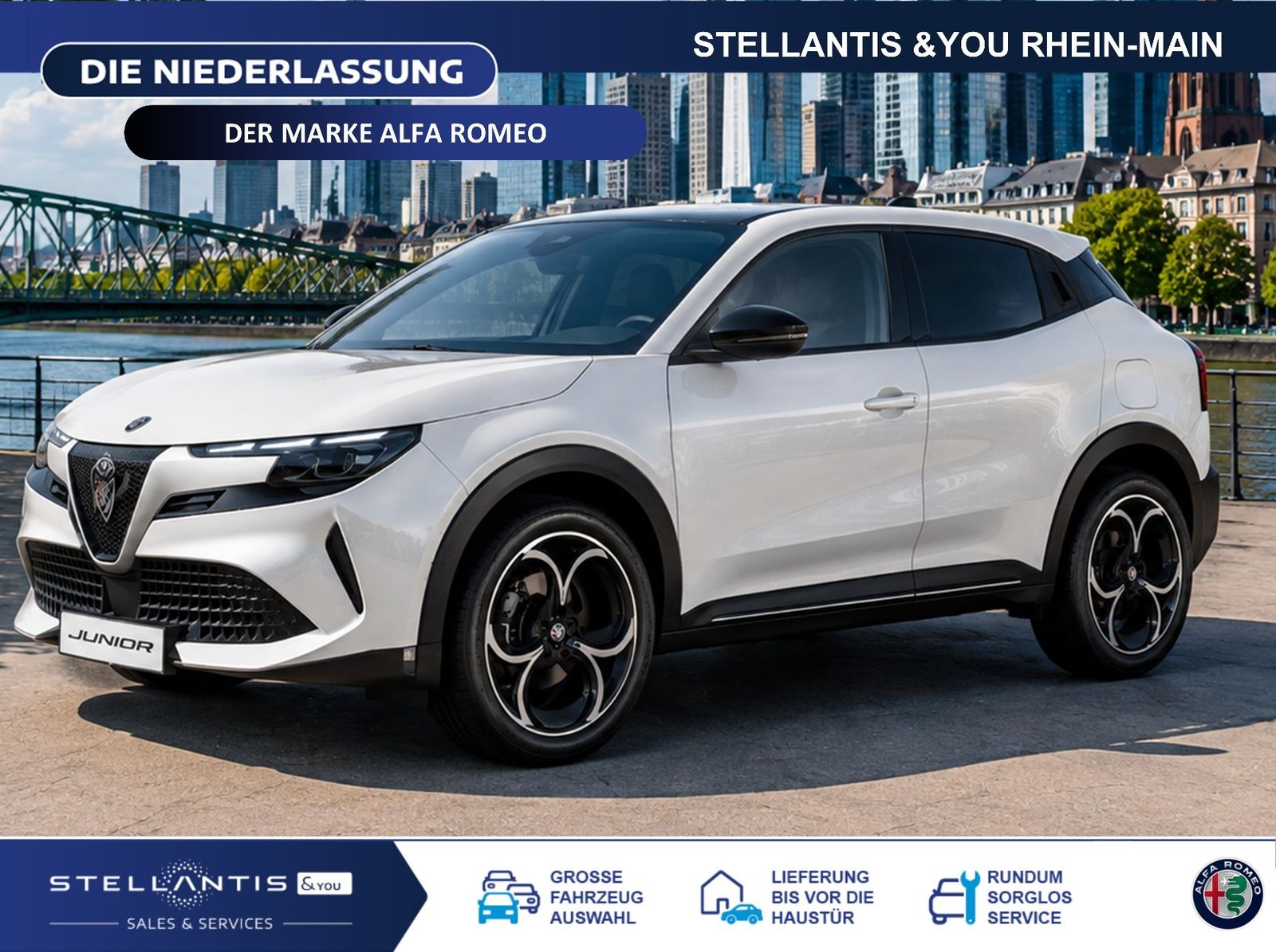 Alfa Romeo Junior Elettrica Ti LED Navi Sitzhzg