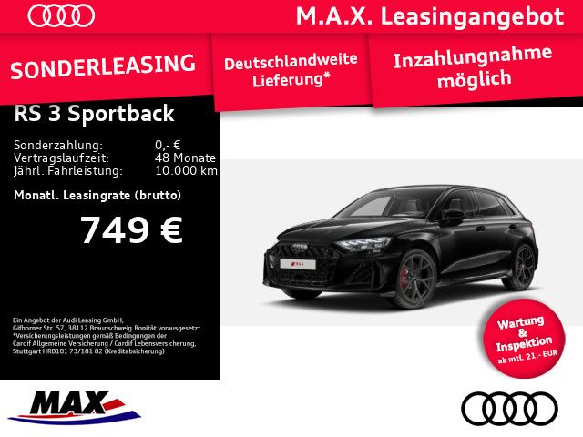 Audi RS 3 Sportback MATRIX+SONOS+SAGA+280KM/H+HUD+