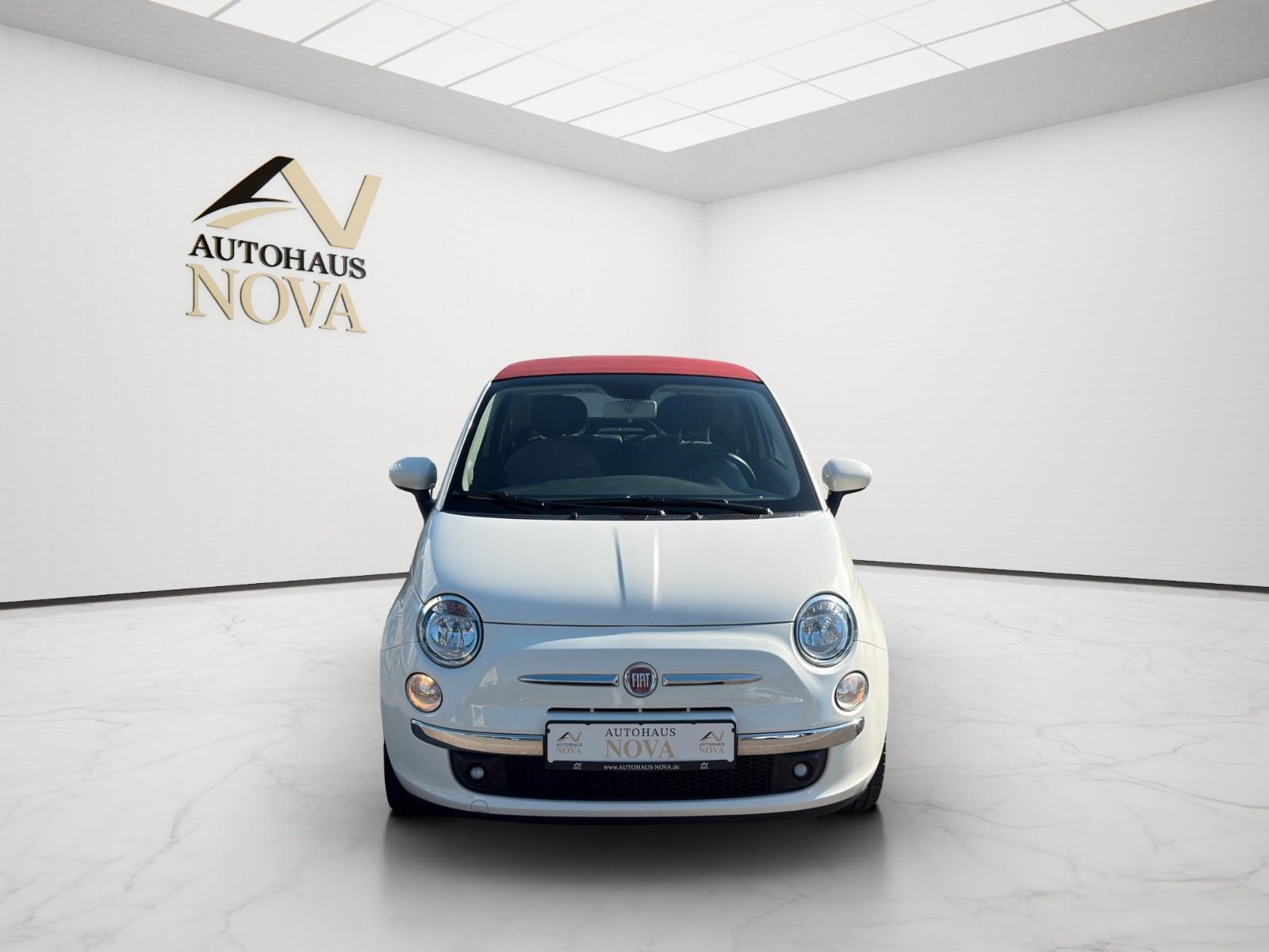 Fiat 500 Lounge-CABRIO-LEDER-ALU-ERST 62.000 KM