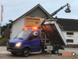 Mercedes-Benz Sprinter 516 CDI Kipper Kraan Hiab Knijper - stationäre Hiab Kräne