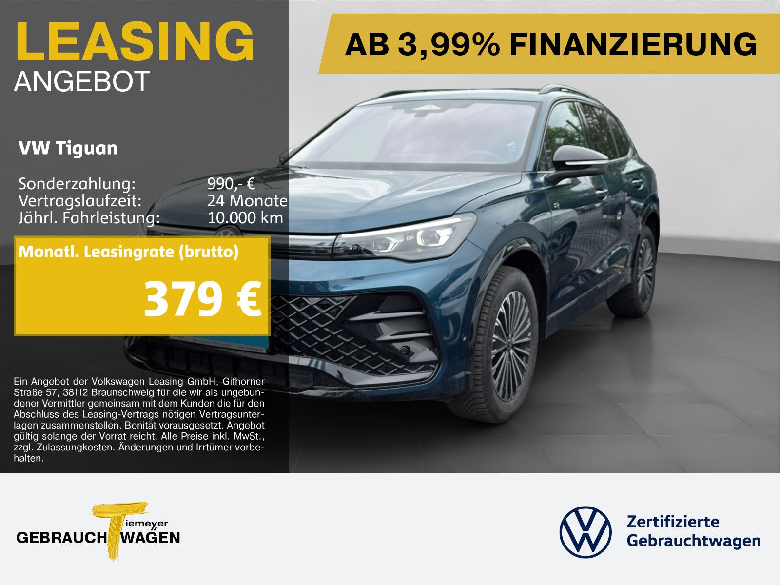 Volkswagen Tiguan 1.5 eTSI DSG R-LINE BLACK LEDER ST.HEIZ L