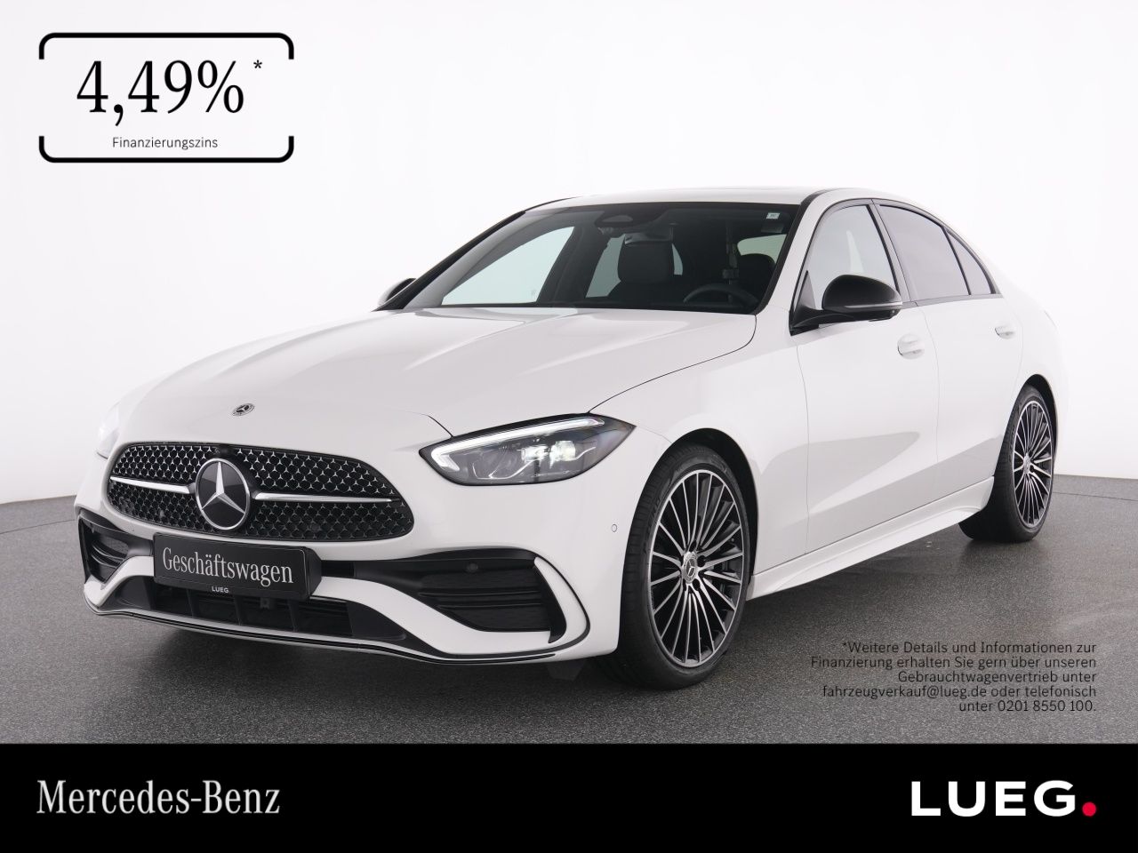 Mercedes-Benz C 200 d AMG+NIGHT+19''+SHD+AHK+MEMORY+360°+TOTW.