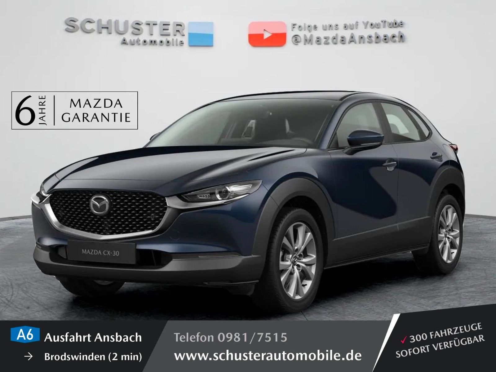 Mazda CX-30 2027 186PS Centre-Line LED/Head-Up/Heiz.