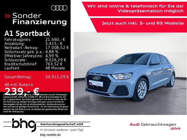AUDI A1 Sportback 30 TFSI advanced GRA Sportsitze 30 