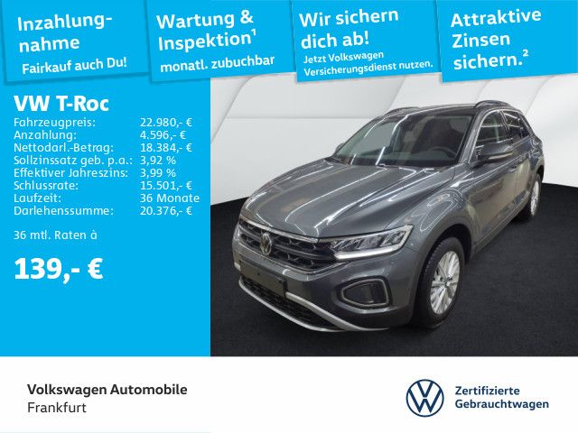 Volkswagen T-Roc 1.0 TSI Life LED DAB MirrorLink AppleCarPl