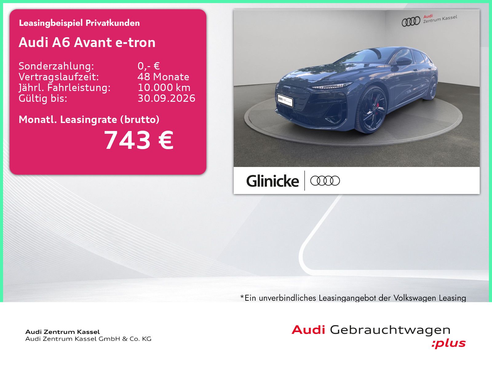 Audi A6 Avant e-tron qu. S line Matrix B&O HuD 360°