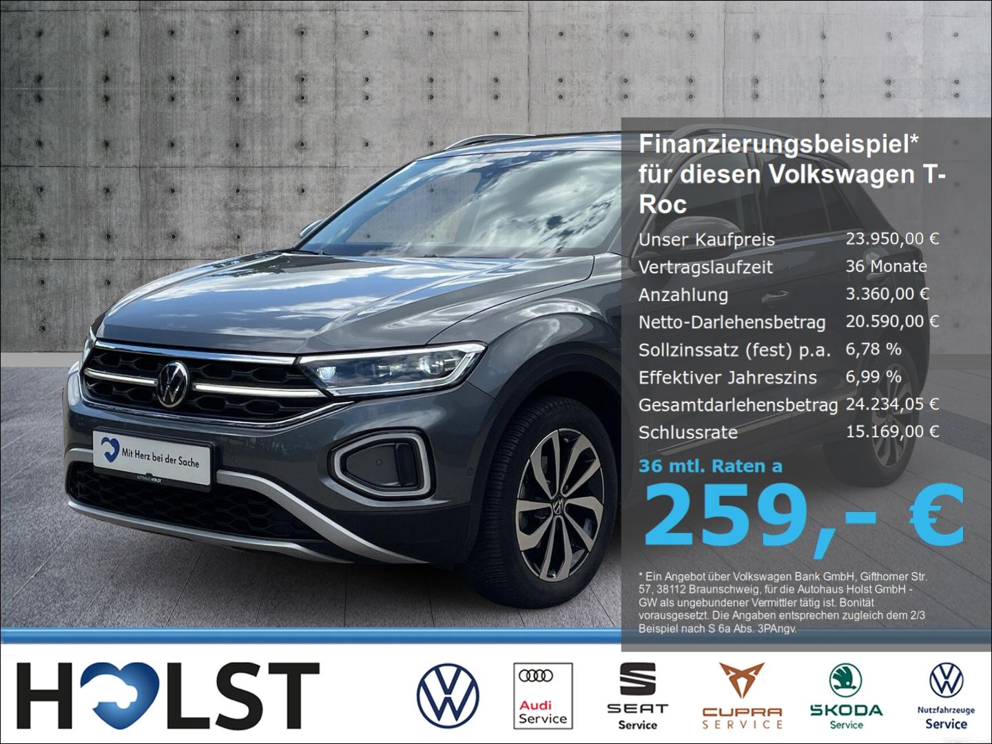Volkswagen T-Roc 1.5TSI DSG Style IQ.LIGHT PANO EASY OPEN