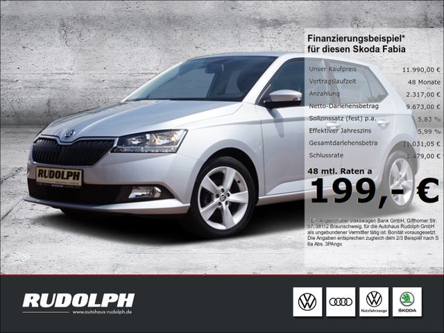 Skoda Fabia 1.0 MPI Cool Plus SHZ Klima Freisprech Gar