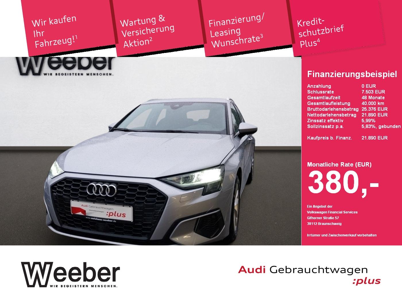 Audi A3 Sportback *AHK*PDC*SHZ*NAVI*GRA*APP CONNECT*