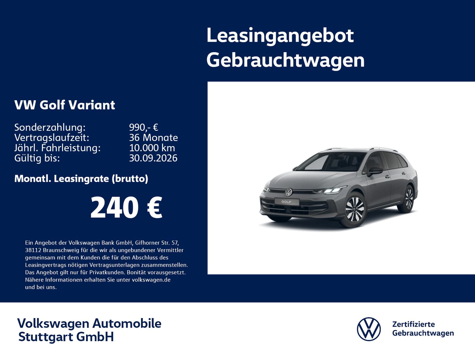 Volkswagen Golf Variant Goal 1.5 TSI Navi Kamera ACC LED