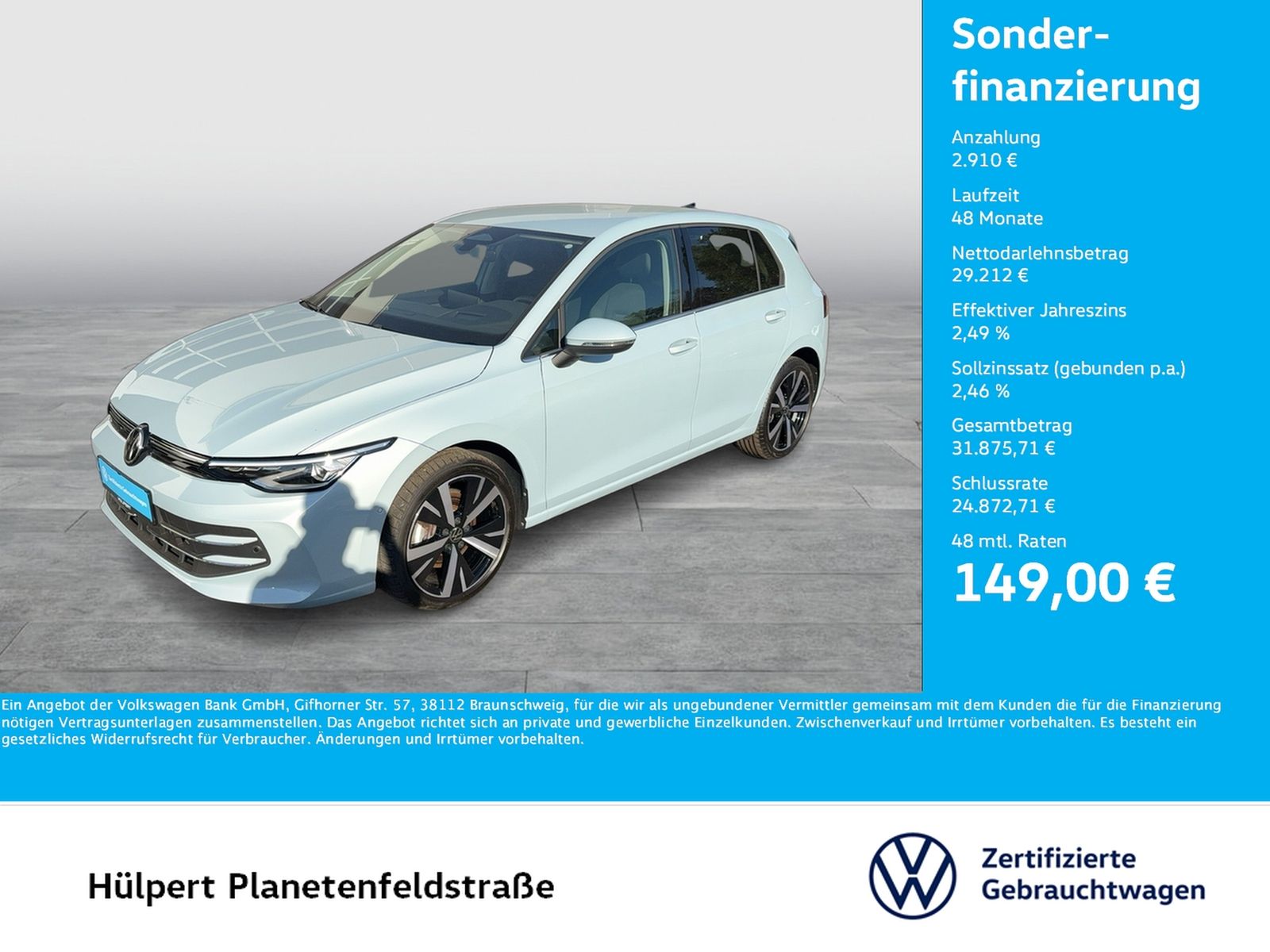 Volkswagen Golf VIII 2.0 STYLE 4X4 CAM ACC LM18 HEADUP NAVI foto 1