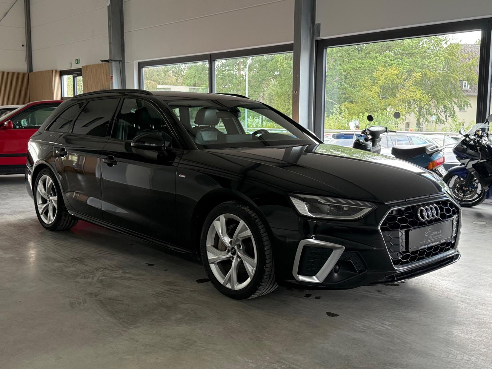 Audi A4 Avant 40 TFSI S line Matrix/Kam/AHK/SHZ/Navi, миниатюра 2