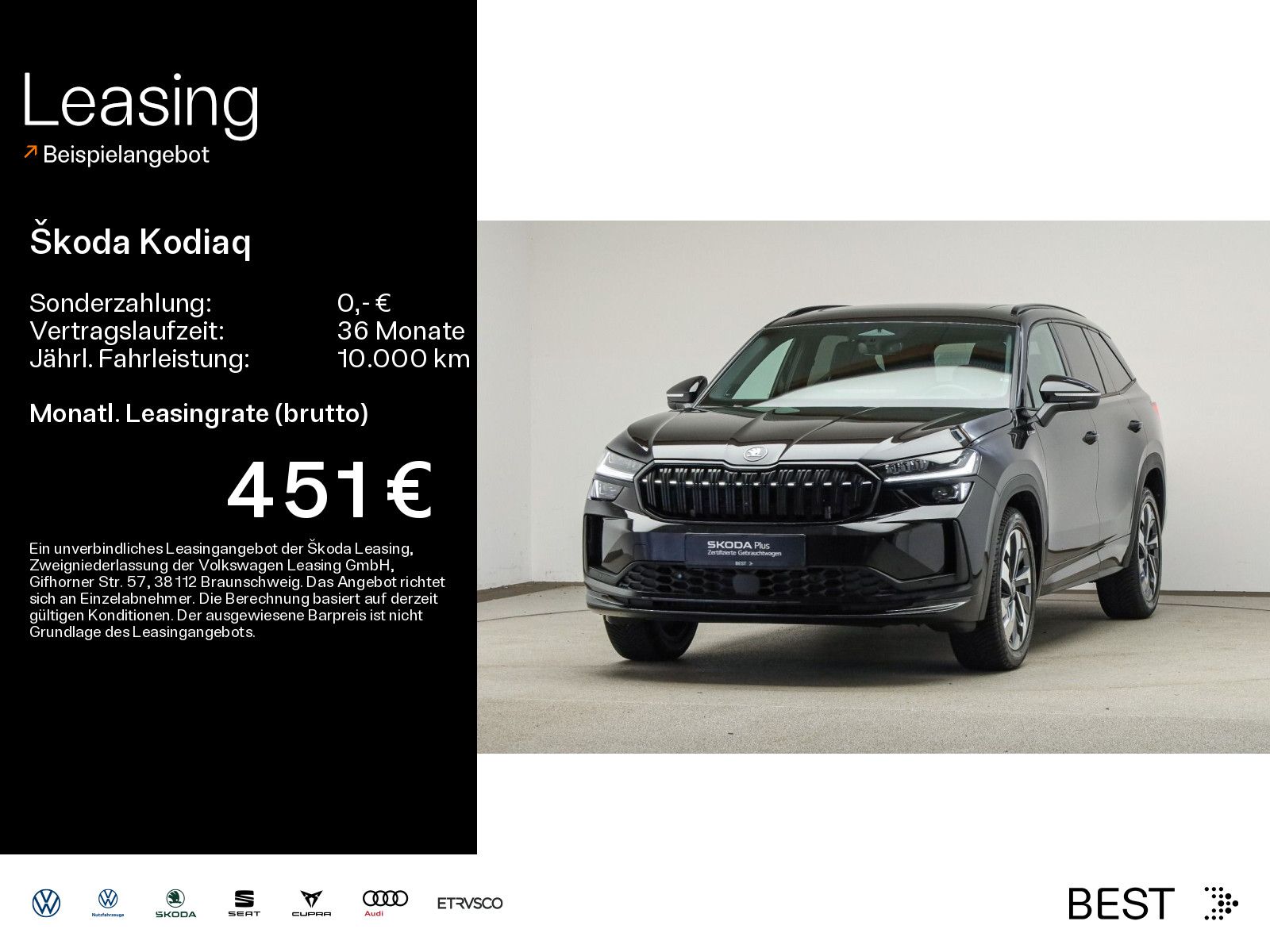 Skoda Kodiaq 2.0 TDI 4x4 DSG SPORTLINE*7-SITZER*LED*ST