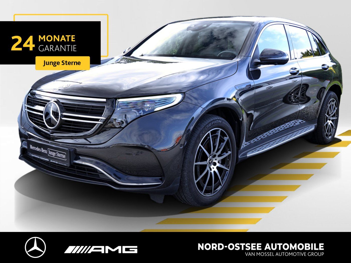 Mercedes-Benz EQC 400 4M AMG HUD SD 360° KAMERA DISTRO MULTIB