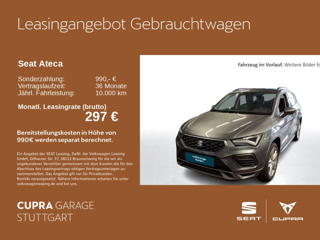 Seat Ateca 1.5 TSI ACT FR DSG 110 kW