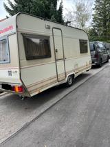 Dethleffs Beduin L Wohnwagen mit Enduro Mover Wigo Vorzelt - Dethleffs Beduin l