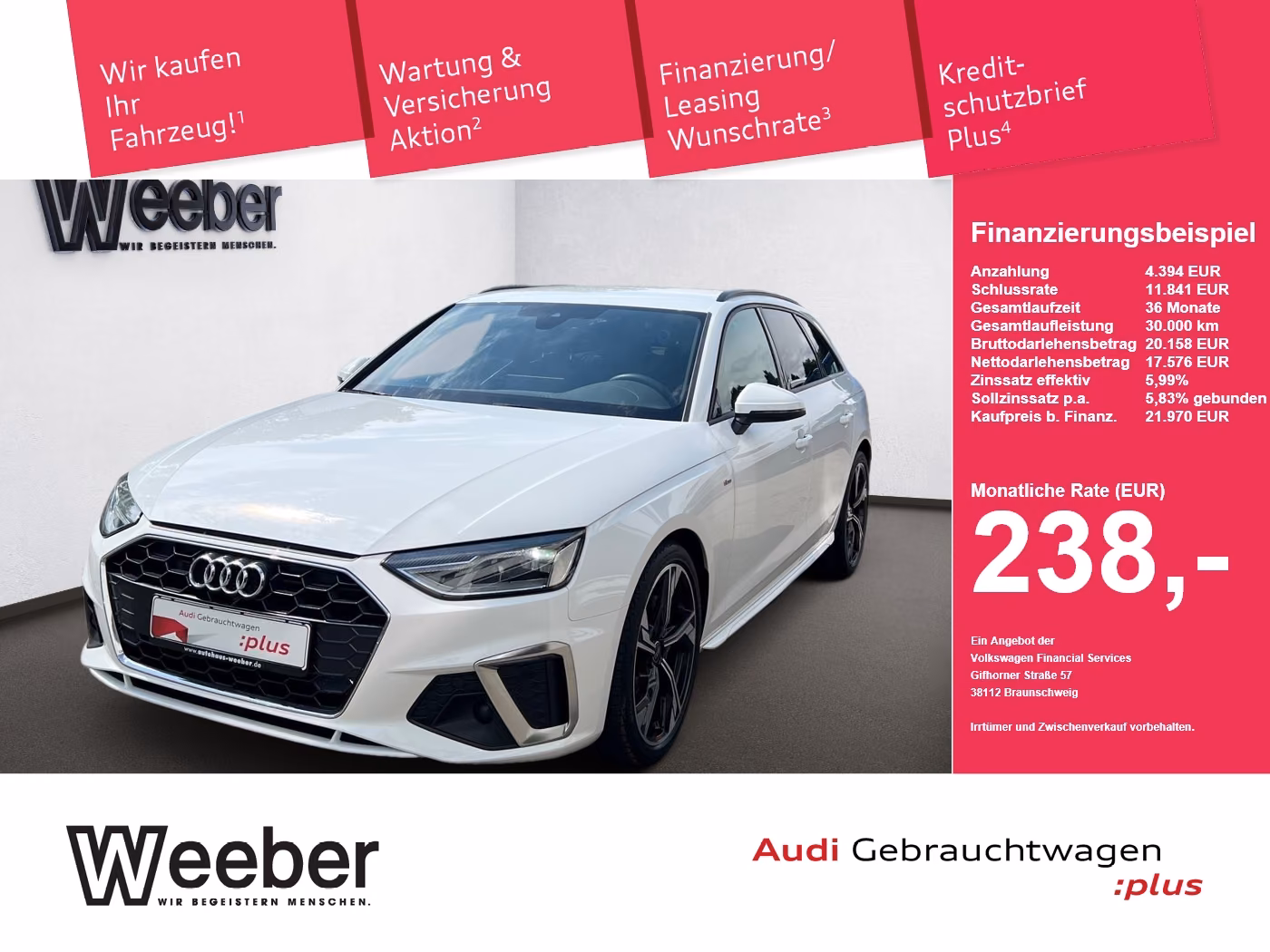 Audi A4 Avant S line *AHK*KAMERA*NAVI*SHZ*19 LM*