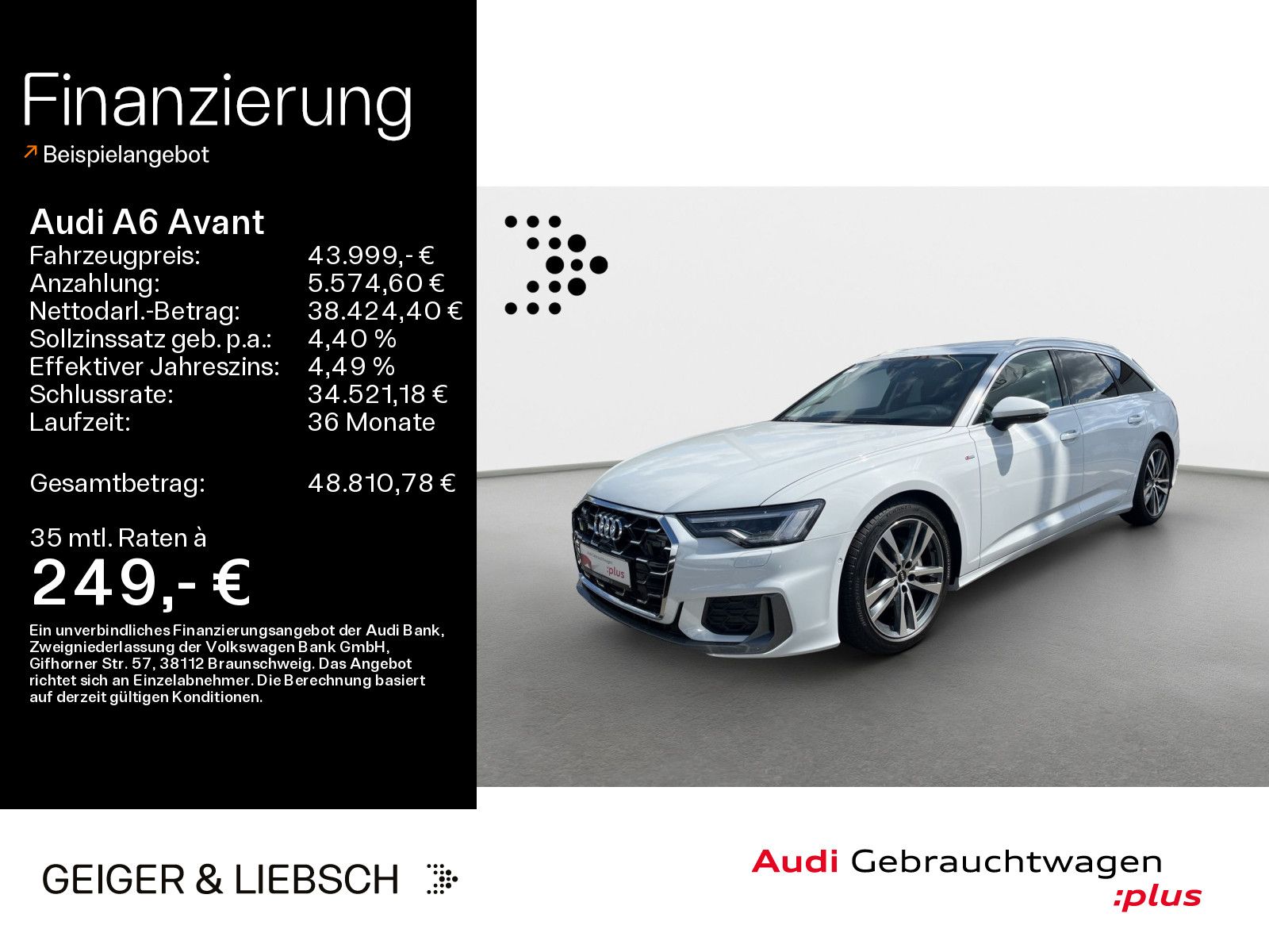 Audi A6 Avant 40 TDI S-LINE*NAVI-PLUS*MATRIX*AHK*SHZ*
