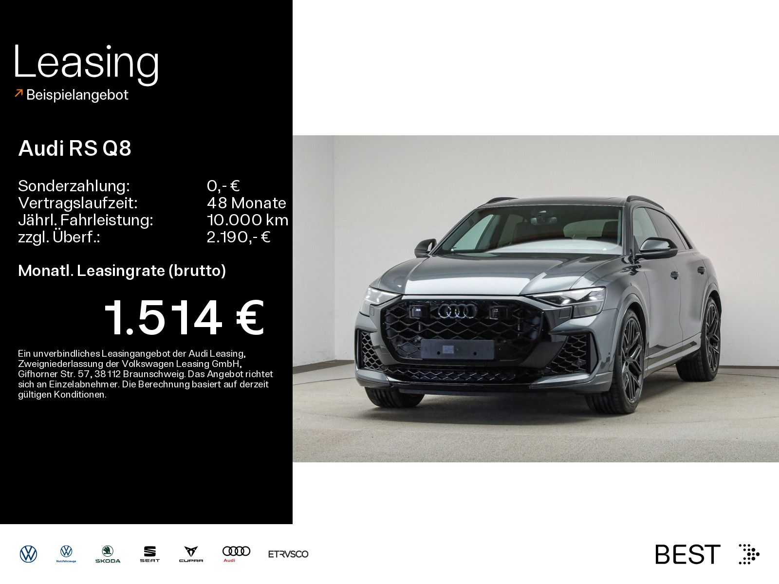 Audi RSQ8 RS Q8 performance 4.0 TFSI quattro