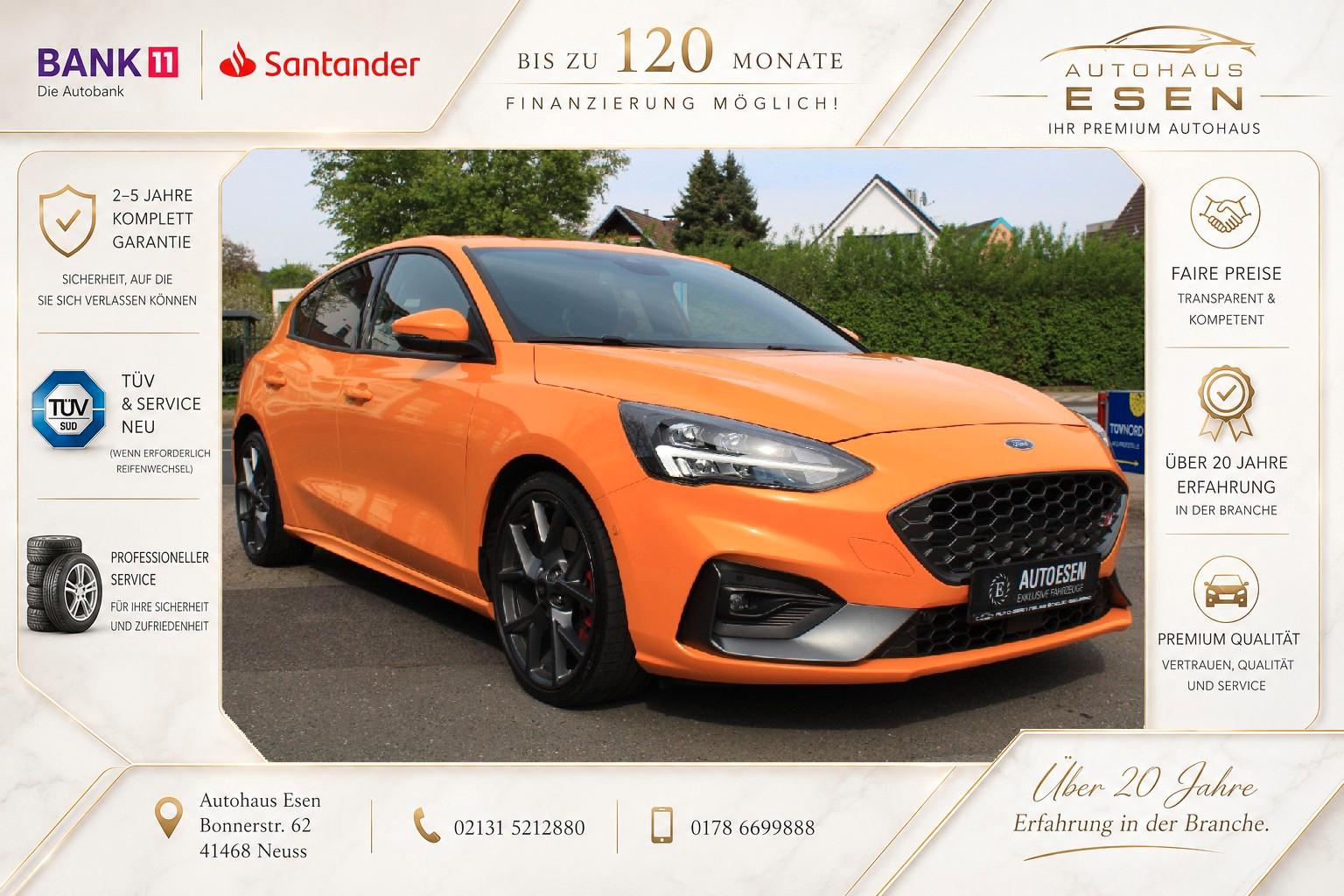 Ford Focus 2,3 ST 1.HAND+SONDERLACK+RECARO+B&O+KAMERA