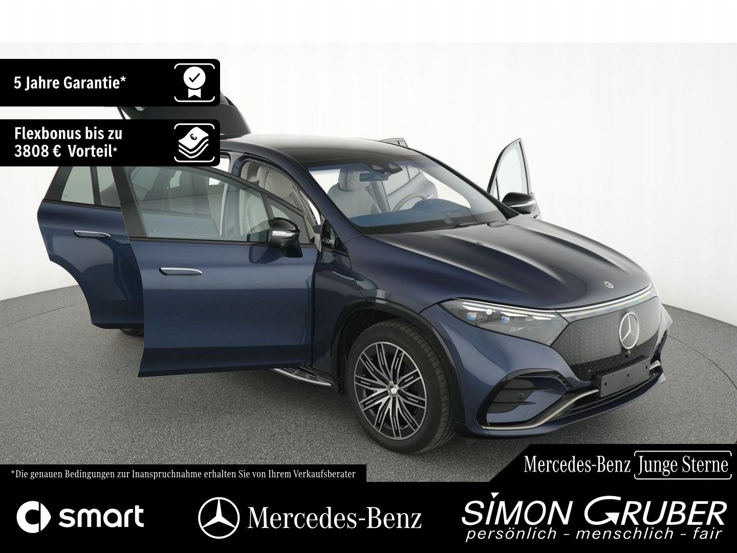 Fahrzeugabbildung Mercedes-Benz EQS 500 4M SUV AMG Massage Sitzklima Hyper AHK